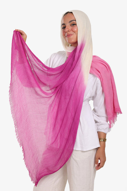 Gradient Cotton Scarf