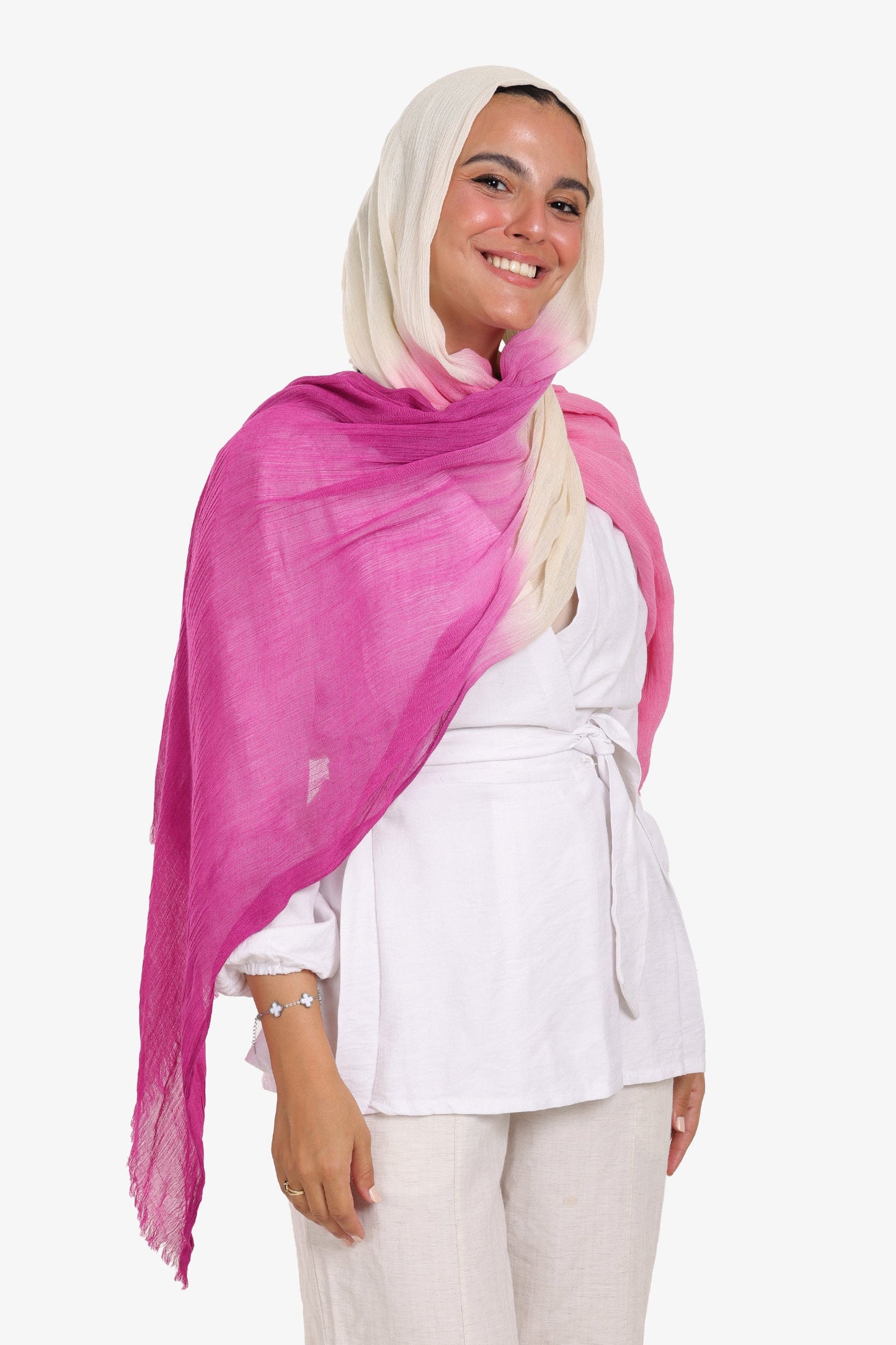 Gradient Cotton Scarf