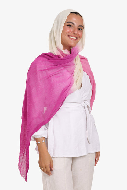 Gradient Cotton Scarf