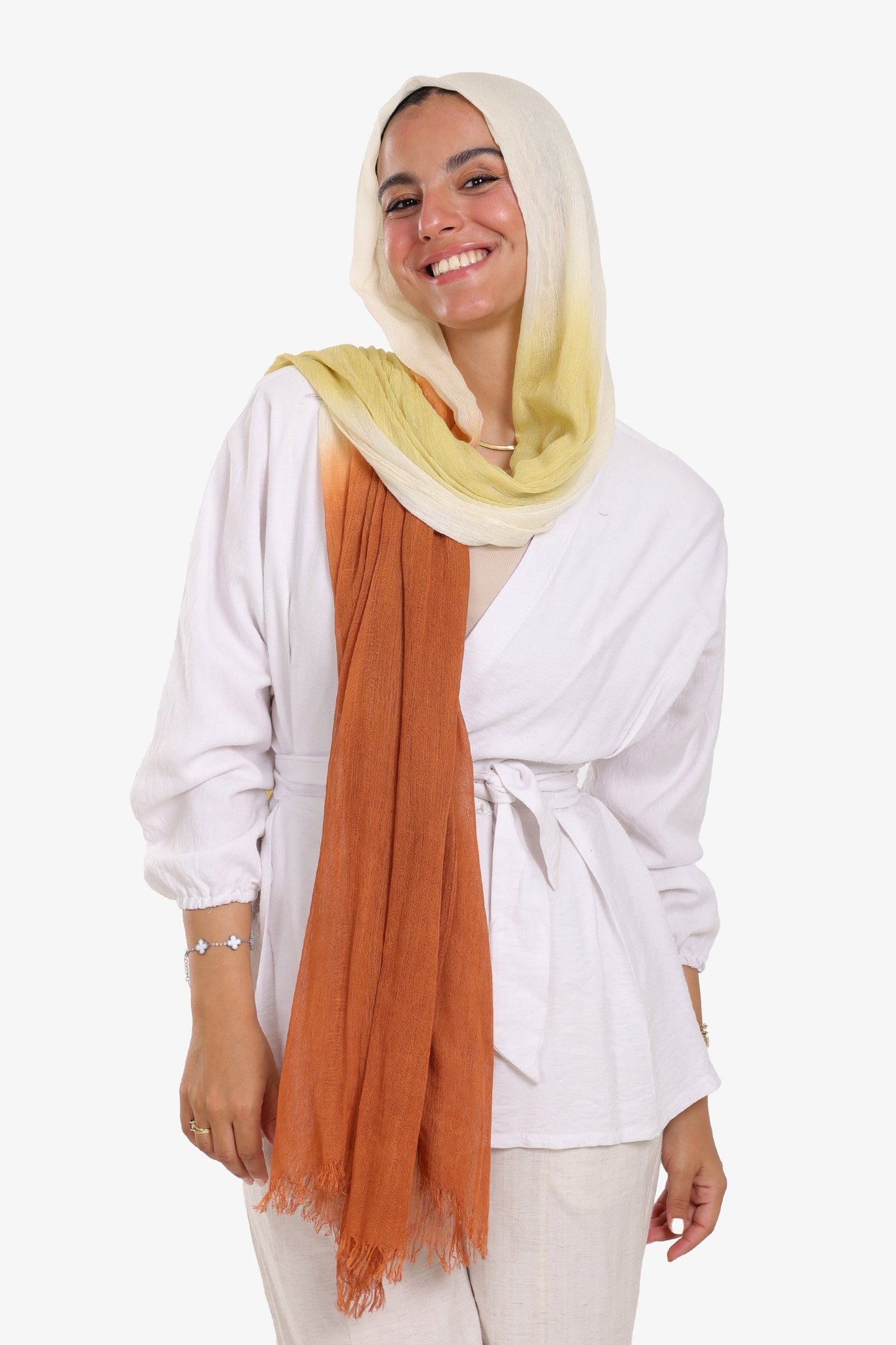 Gradient Cotton Scarf