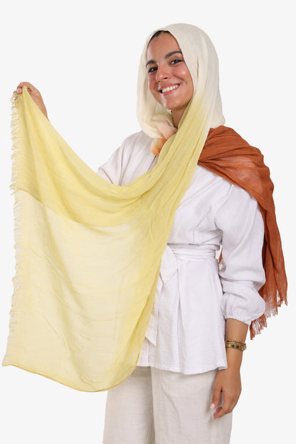 Gradient Cotton Scarf