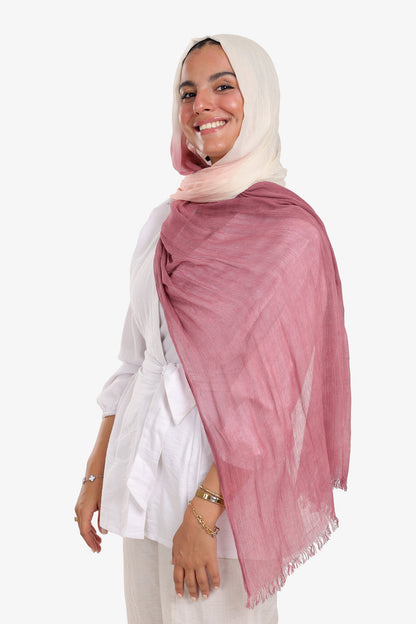 Gradient Cotton Scarf