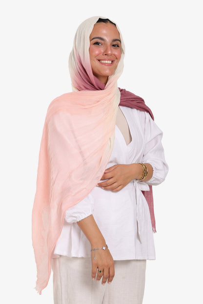 Gradient Cotton Scarf