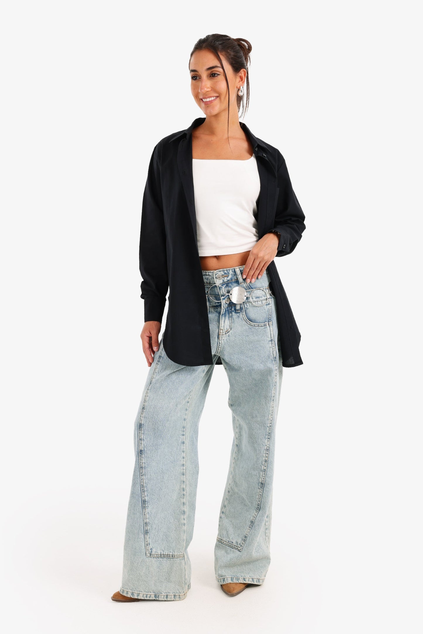 Asymmetrical Hem Shirt