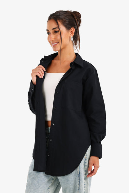 Asymmetrical Hem Shirt