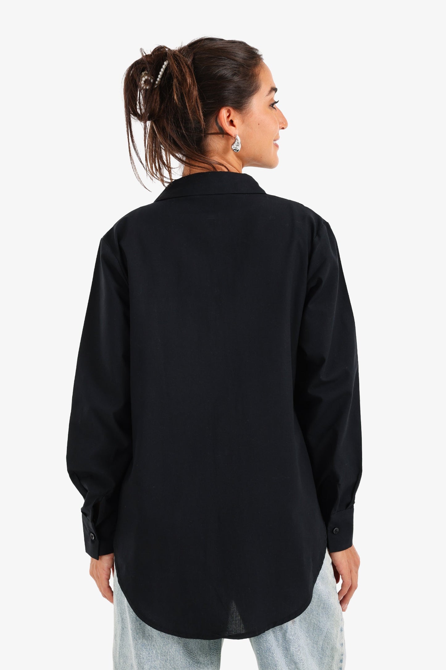 Asymmetrical Hem Shirt