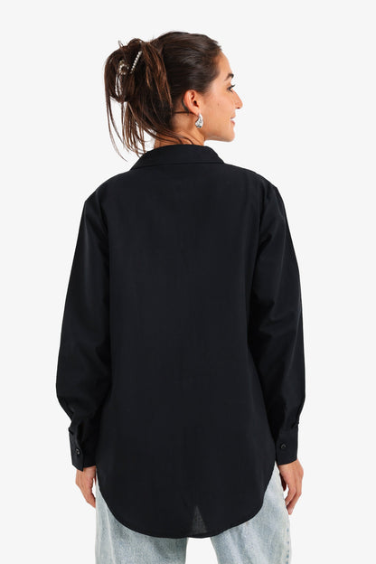 Asymmetrical Hem Shirt