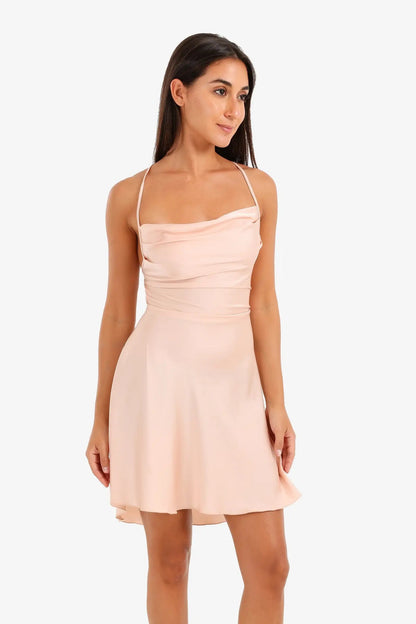 Crisscross Backless Nightgown