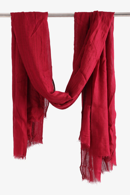 وشاح قطني مضلع منسوج