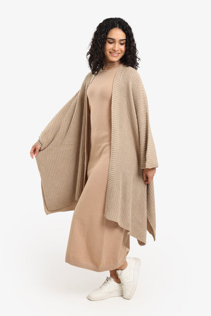 Knitted Loose Fit Poncho
