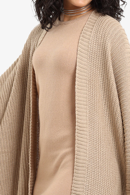 Knitted Loose Fit Poncho