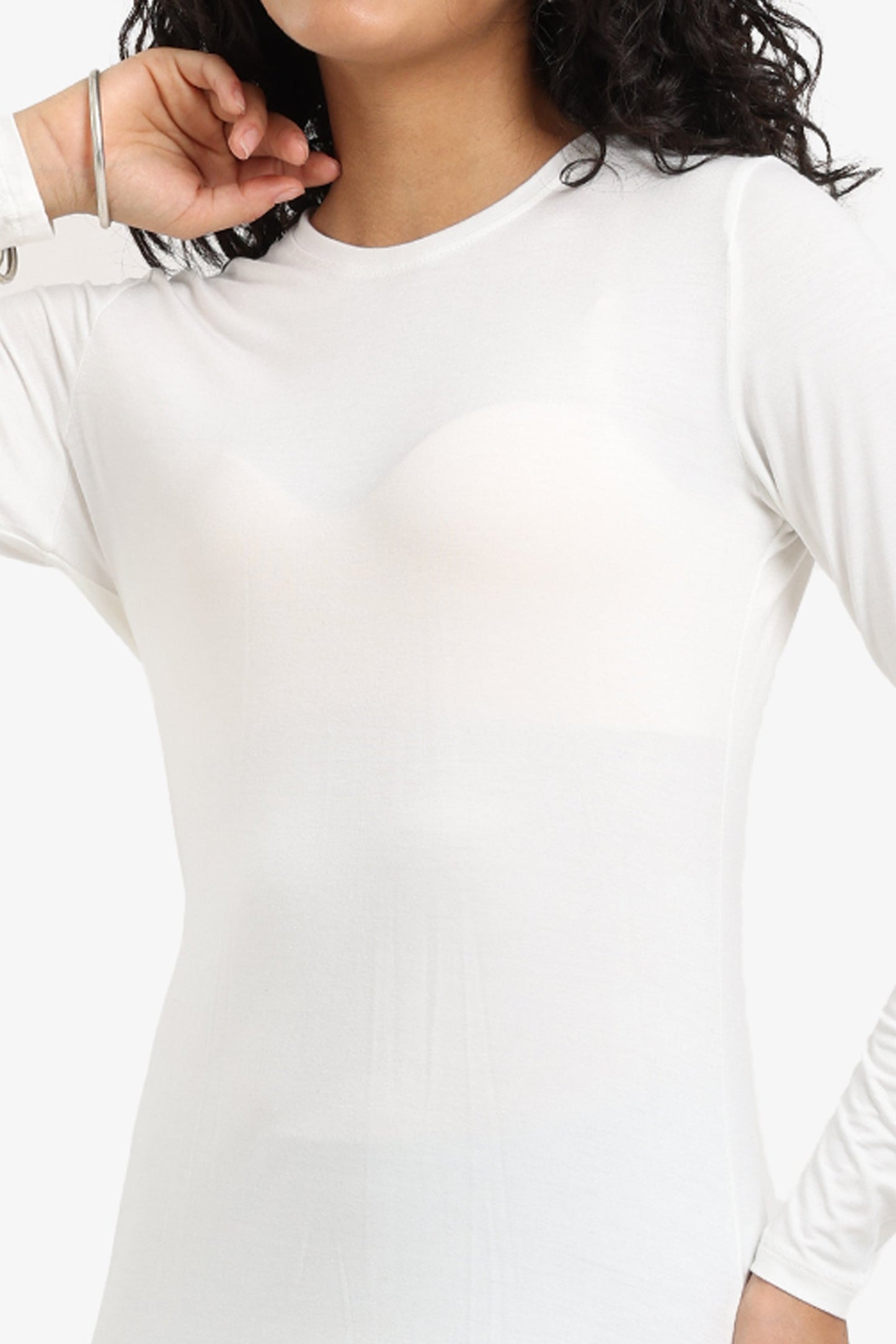 فستان محبوك طويل