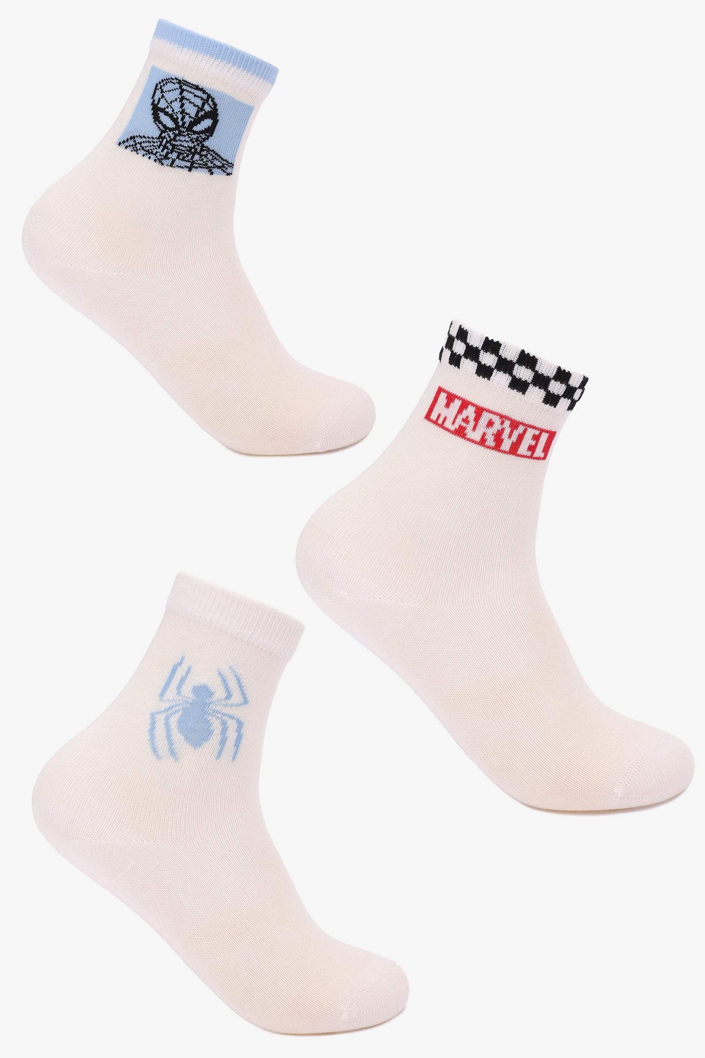 Marvel Spiderman Socks - 3 Pairs