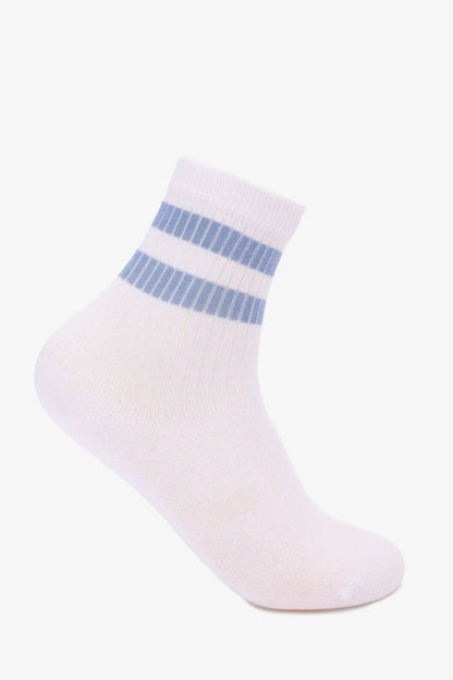 Contrast Stripes Socks - 3 Pairs
