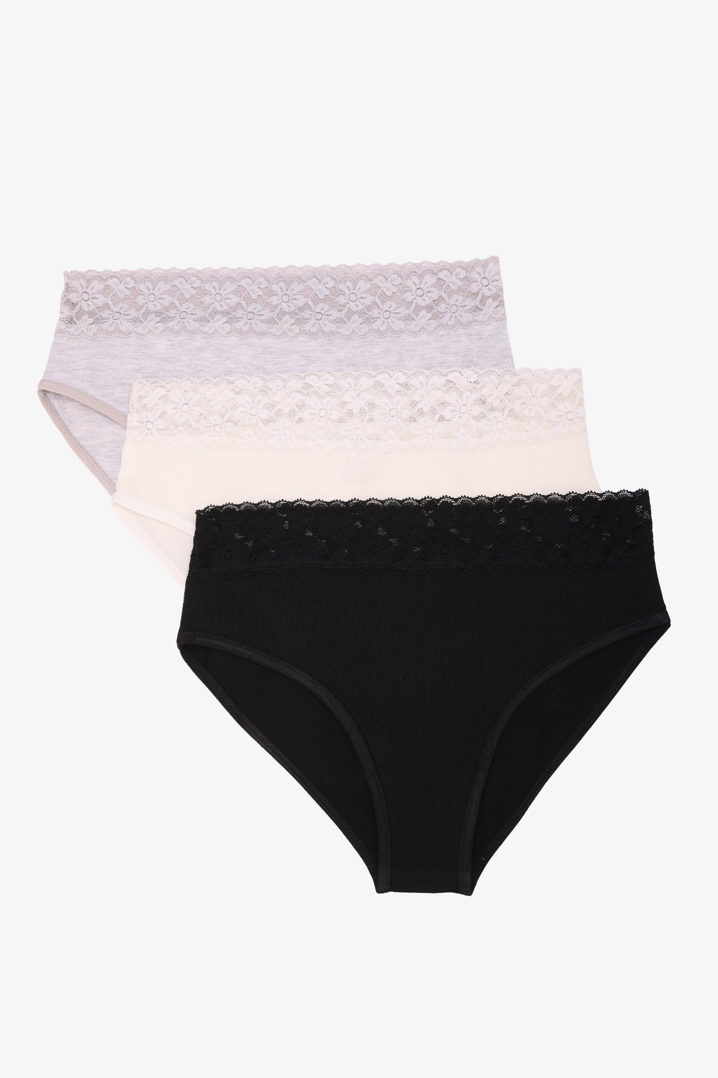 Pack of 3 Colored Brief Panties