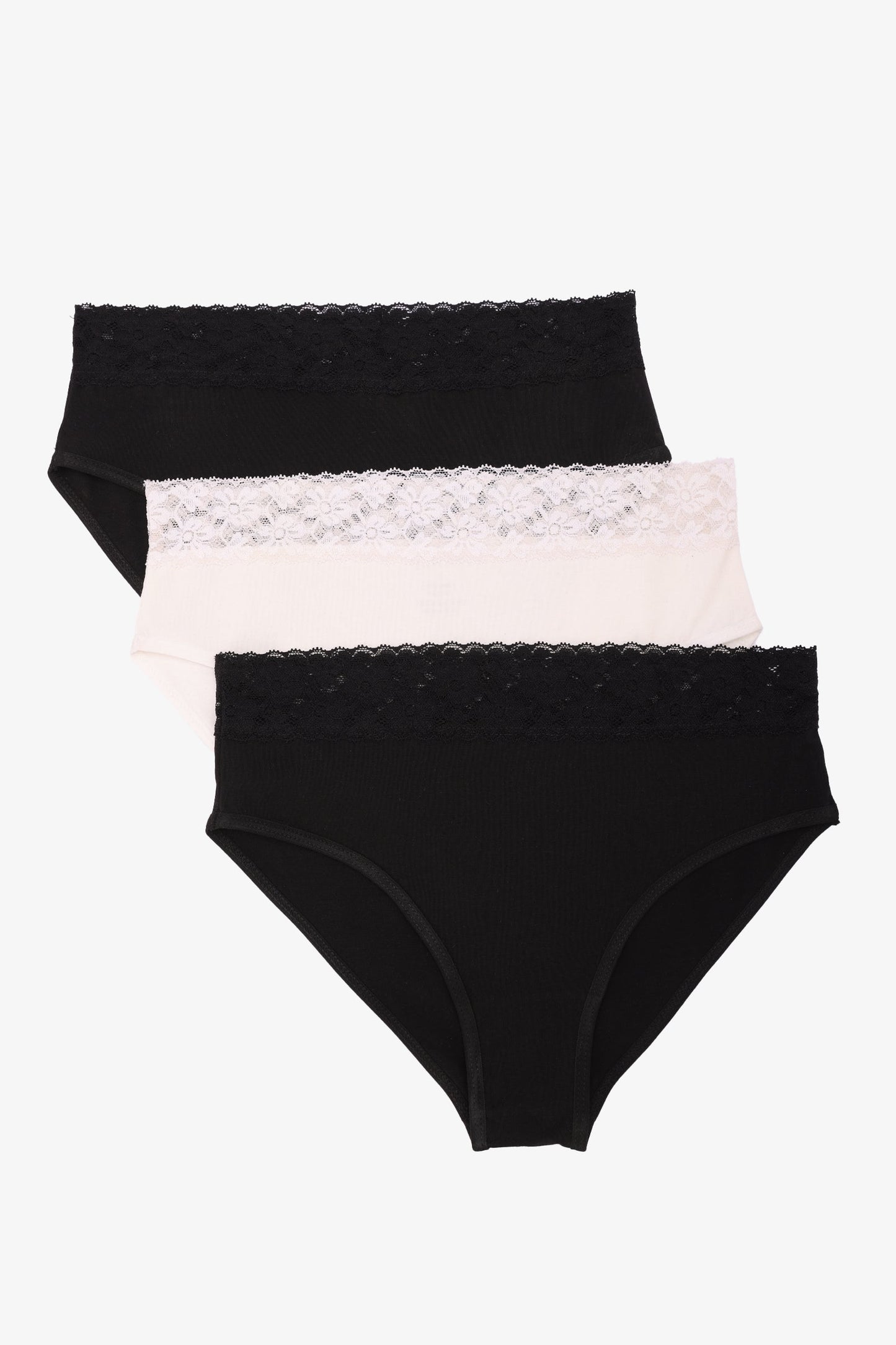 Pack of 3 Colored Brief Panties