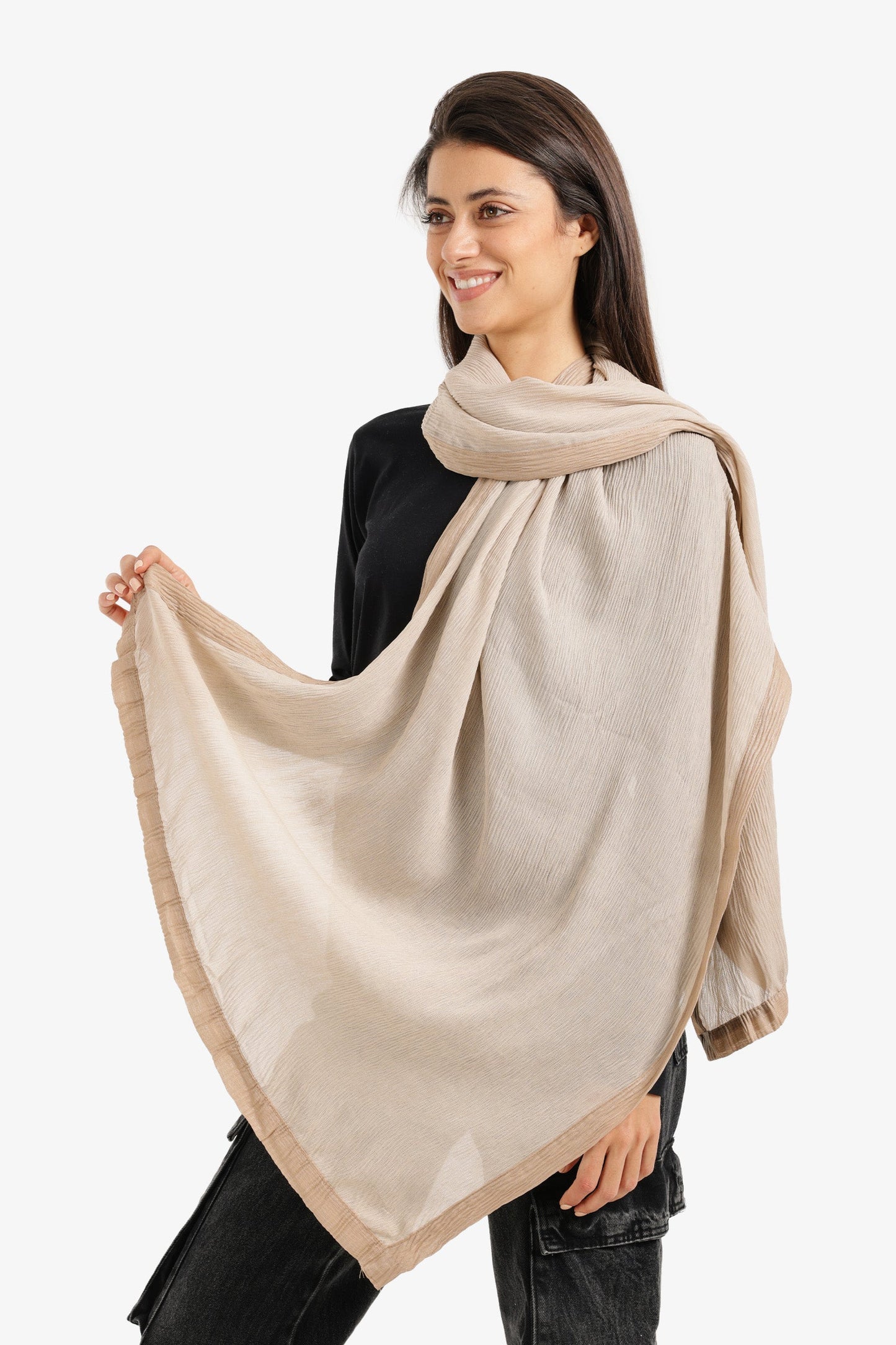 وشاح ساتان سادة من بليس