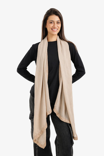 وشاح ساتان سادة من بليس