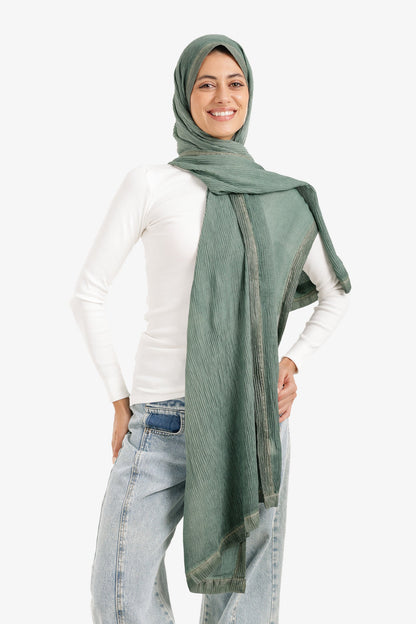 وشاح ساتان سادة من بليس