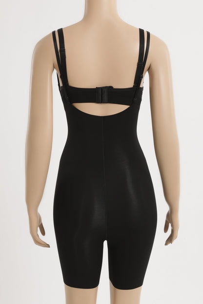 بدلة جسم سادة بدون حمالة صدر