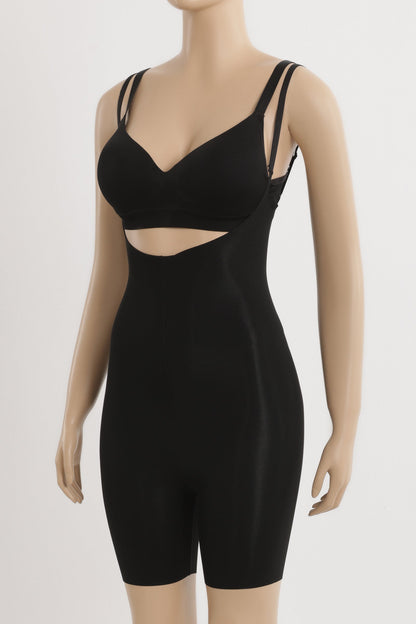 بدلة جسم سادة بدون حمالة صدر