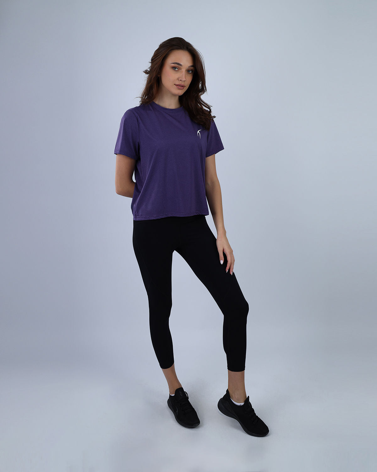 Purple Hyper Short Sleeves Training Top