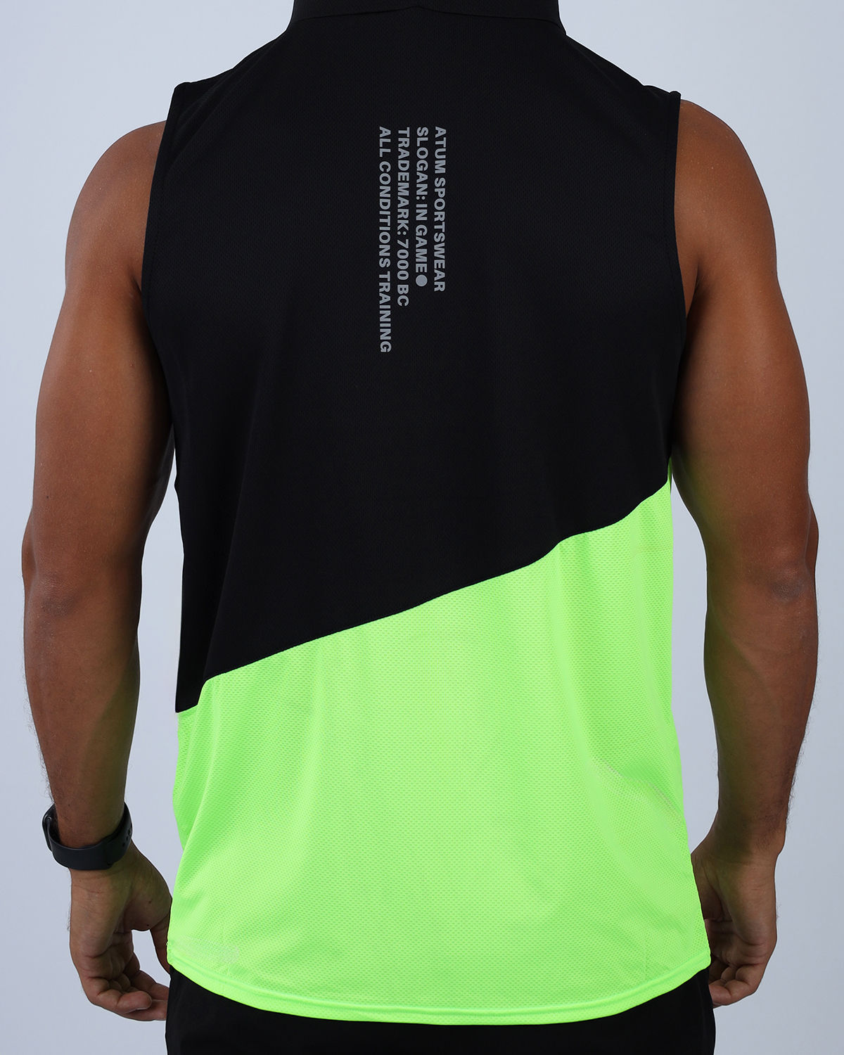 Green Sleeveless Breathable Hoodie