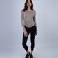 CafÃ© Blush Elegance Long-Sleeve Active Top