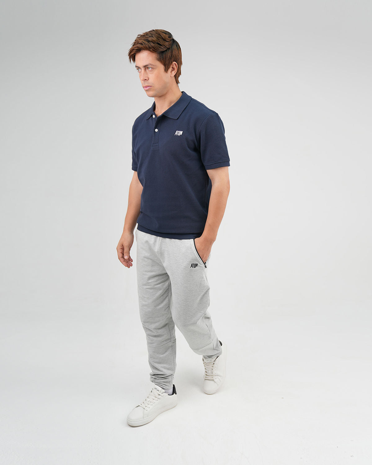 ATUM| Regular Fit Men's Polo T-Shirt - Navy