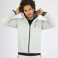 Gray Full Zip-up Hoodie