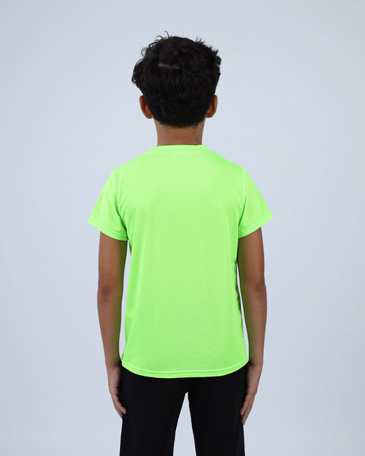 Green Speed Training Sports T-Shirt for Boys