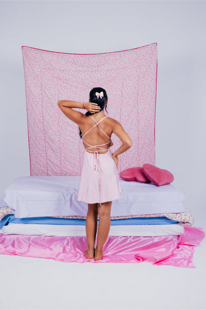 Crisscross Backless Nightgown