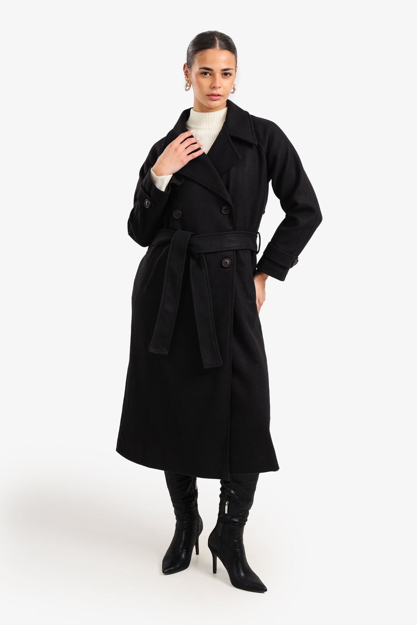Double Breasted Wool Coat