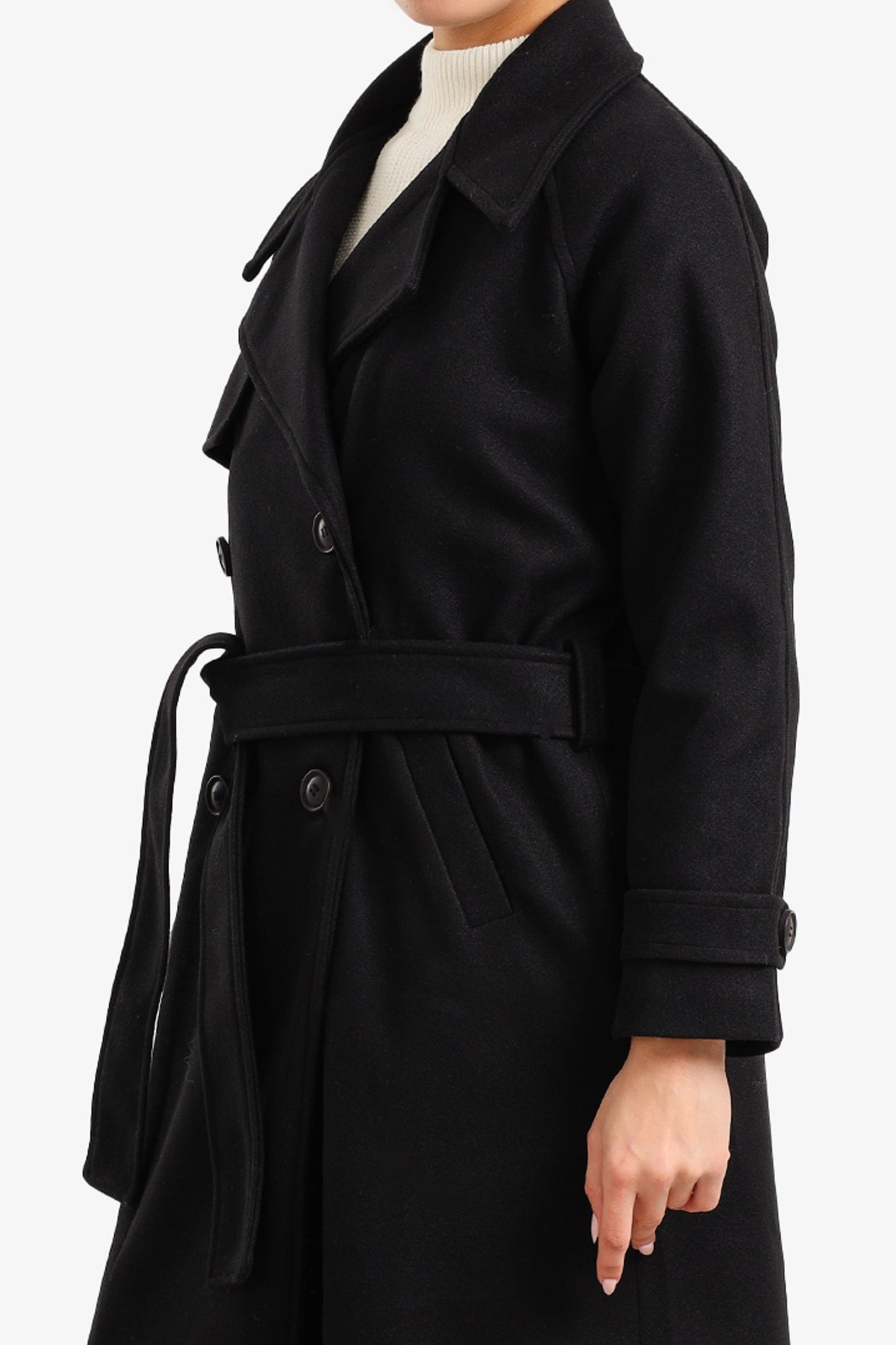 Double Breasted Wool Coat