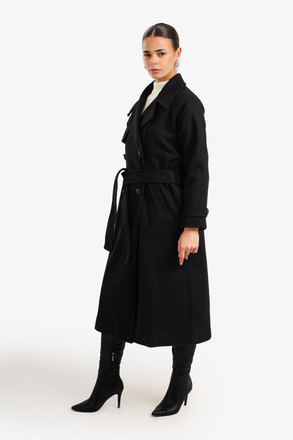 Double Breasted Wool Coat