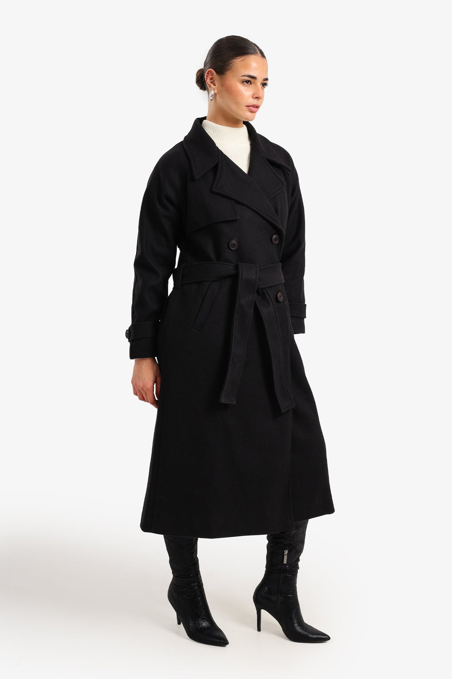 Double Breasted Wool Coat