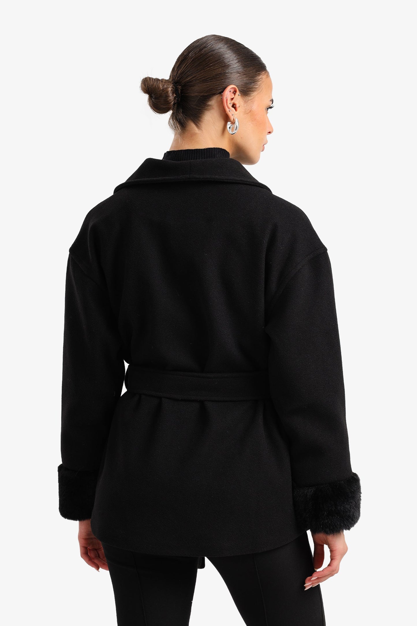 Shawl Collar Wrap Jacket