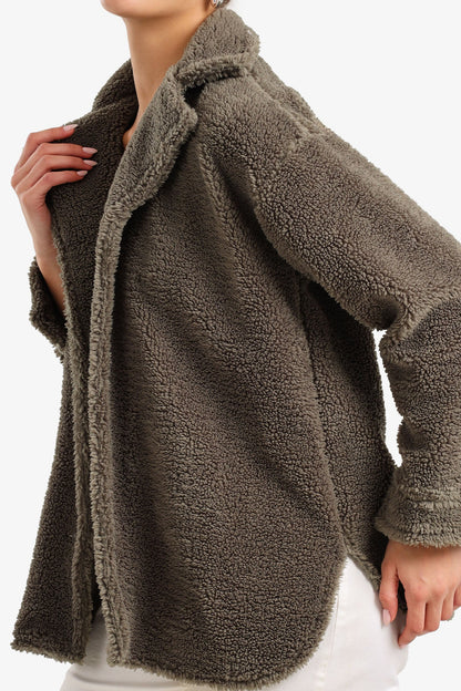 Notch Collar Relaxed Jacket