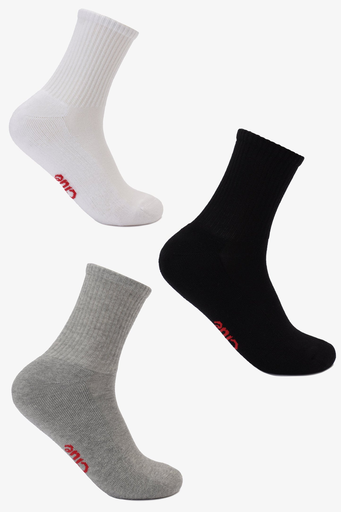 Ribbed Long Socks -3 Pairs