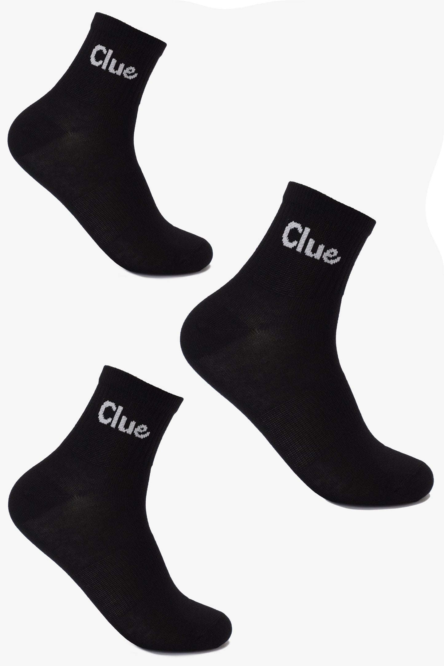 Ribbed Cuff Socks - 3 pairs