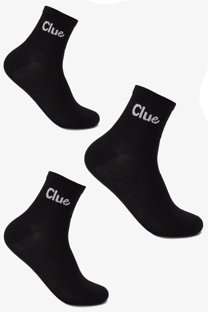 Ribbed Cuff Socks - 3 pairs
