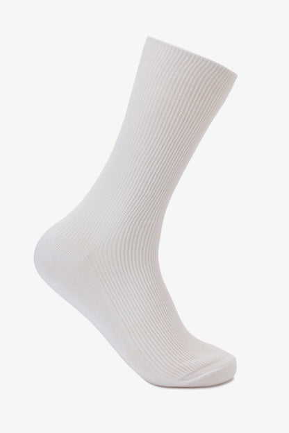 Ribbed Folded Cuff Socks - 3 Pairs