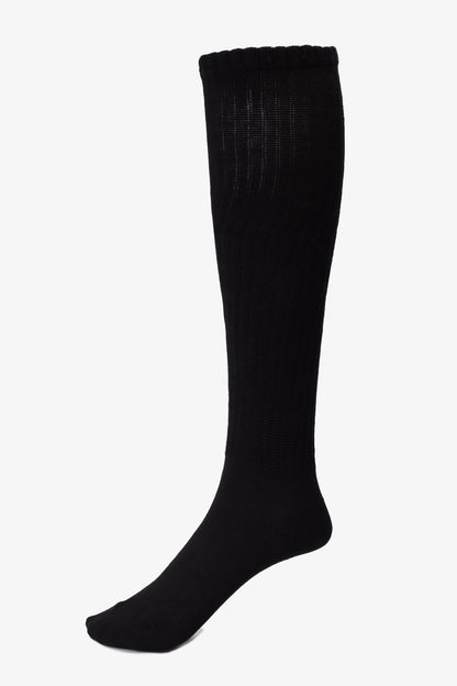 Ribbed Knee-High Socks