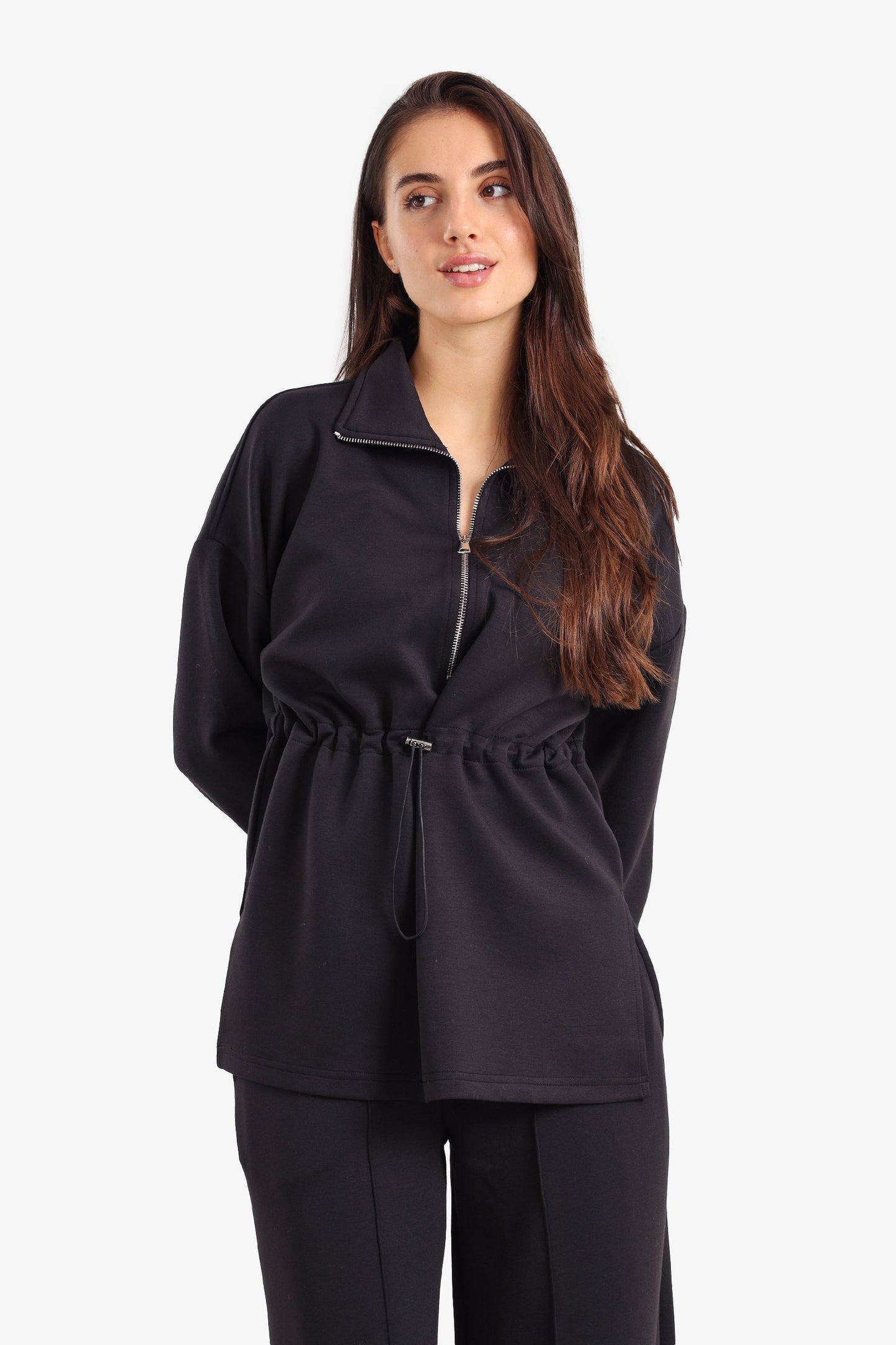 سويت شيرت صالة بنصف سحاب