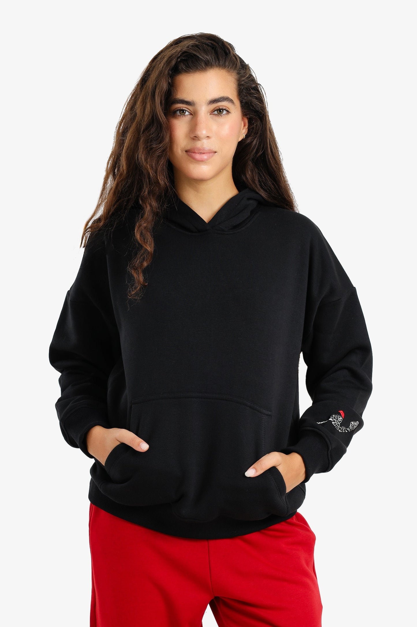 Lounge Back Printed Hoodie