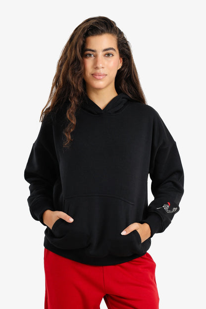 Lounge Back Printed Hoodie