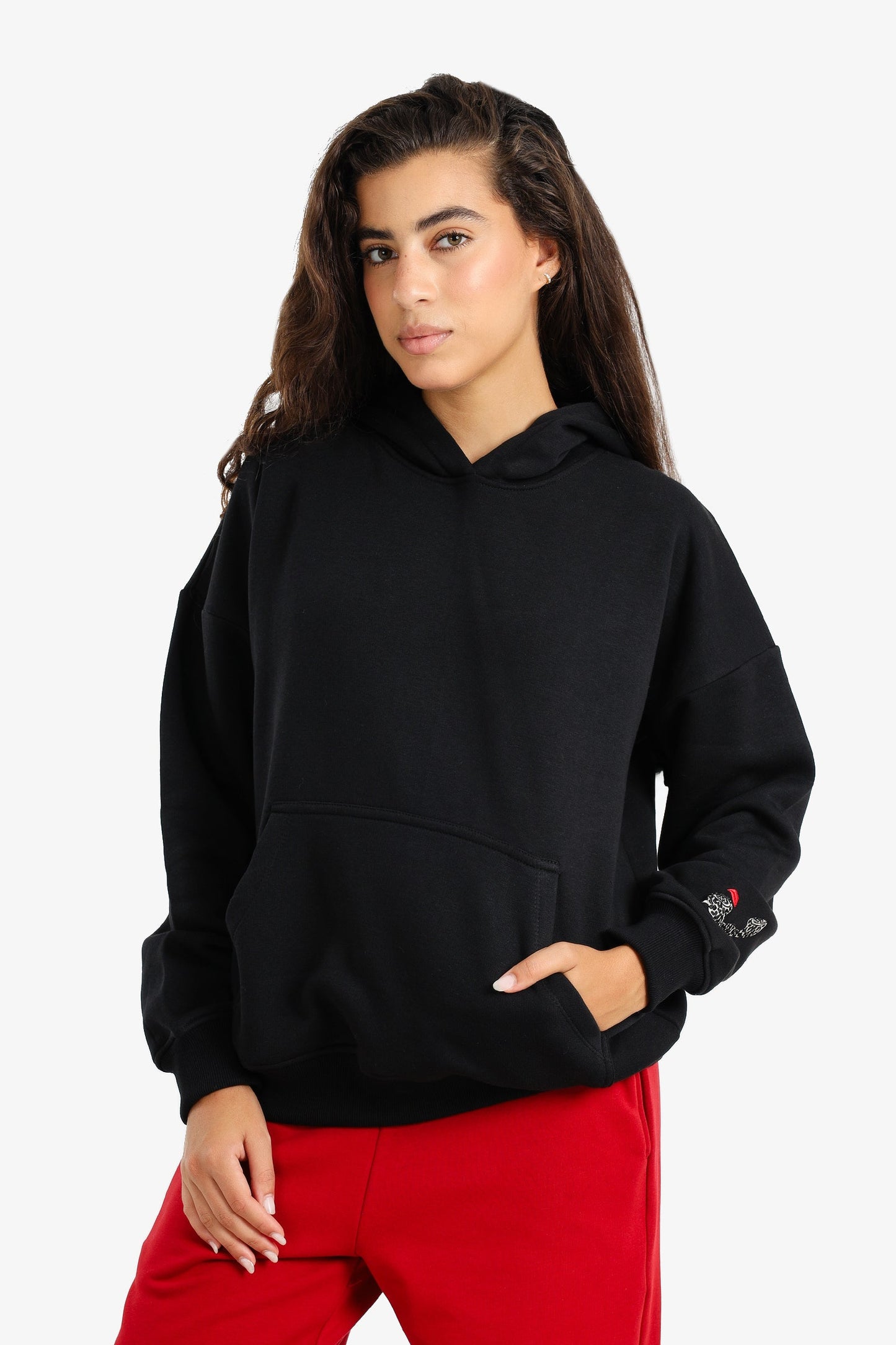 Lounge Back Printed Hoodie