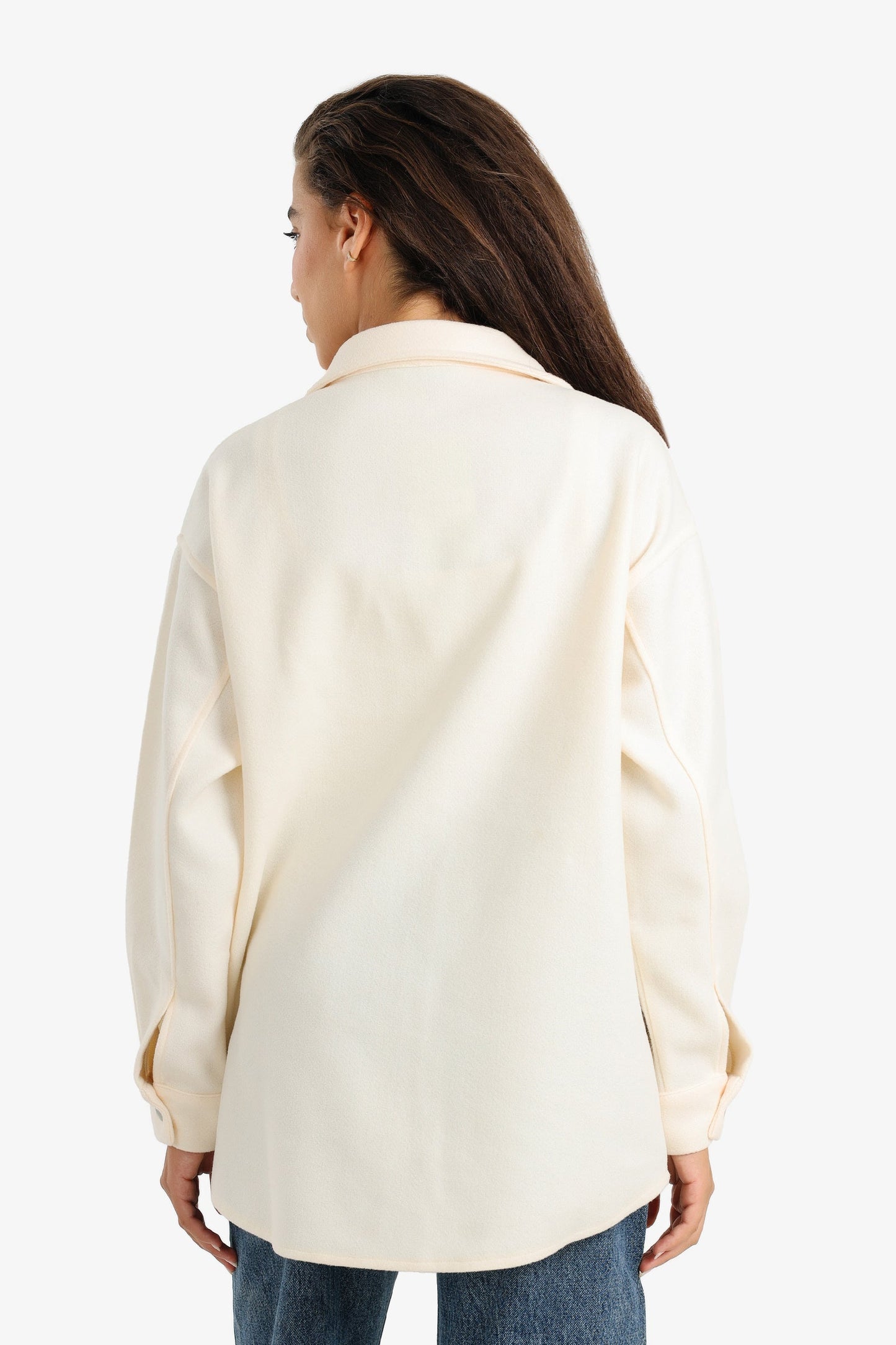 Button-Down Overshirt with Pockets