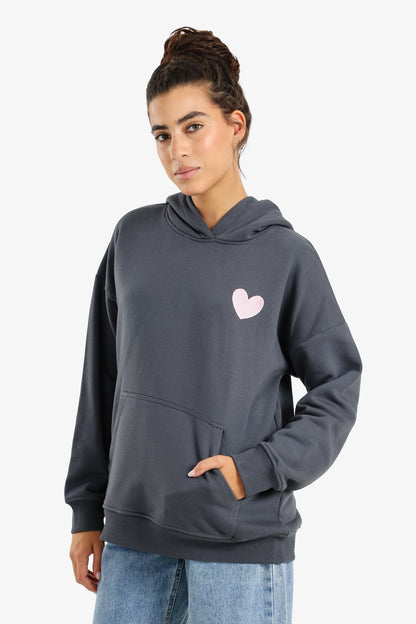 Lounge Printed Hoodie