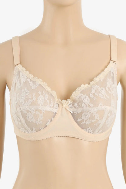 Lace Detailed Minimizer Bra